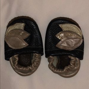 Baby leather moccasins. Never worn.